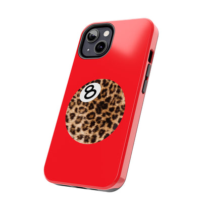 Leopard 8 Ball Phone Case compatible with iPhone