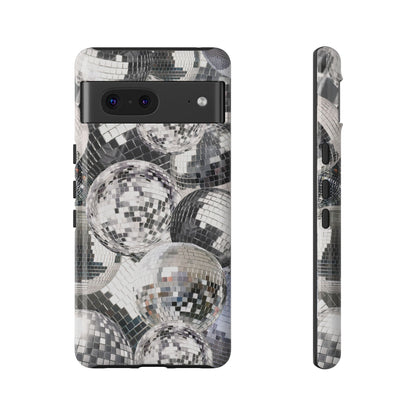 Disco Ball Silver Phone Case compatible with Google Pixel