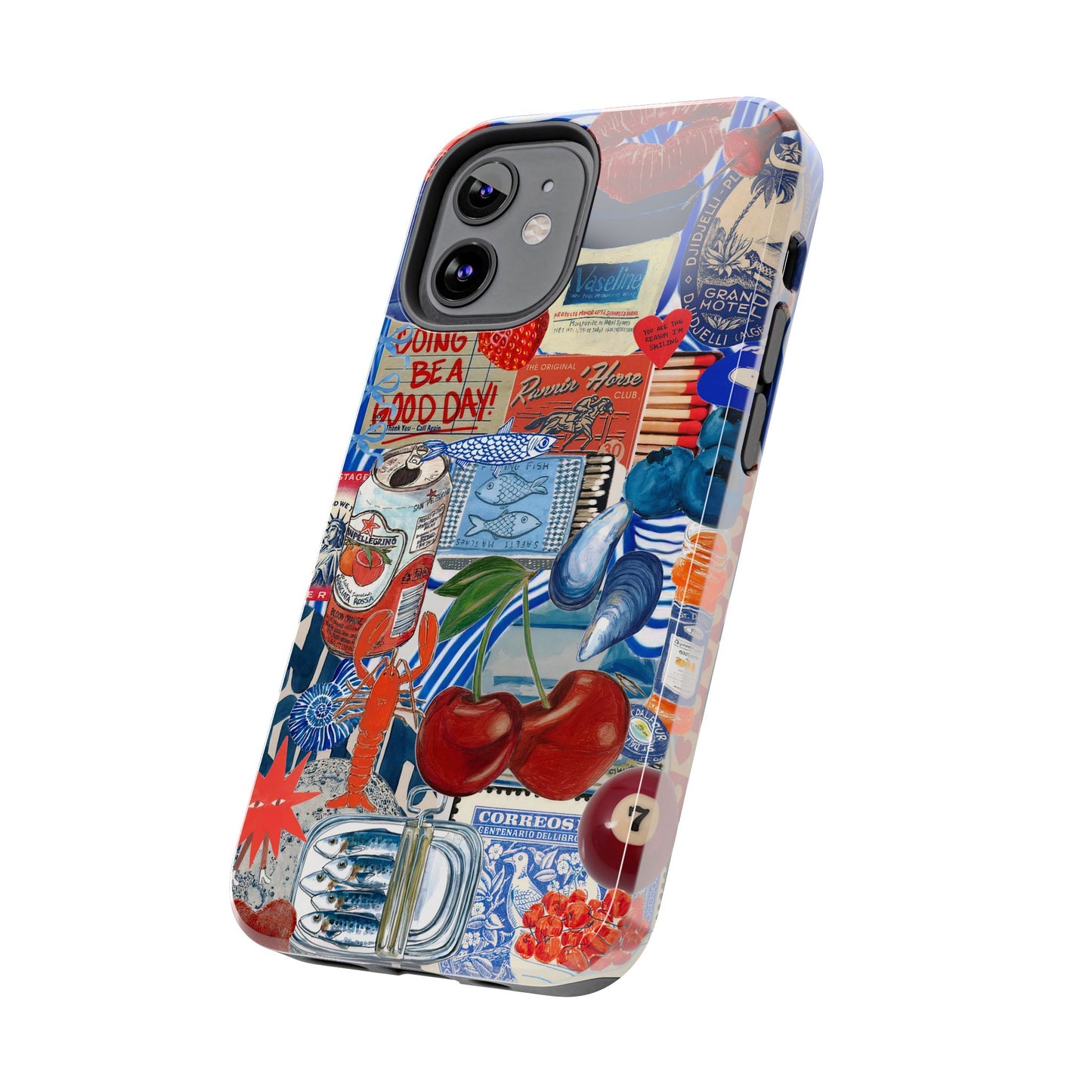 Vintage Collage Phone Case compatible with iPhone