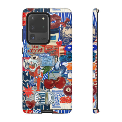 Vintage Collage Phone Case compatible with Samsung