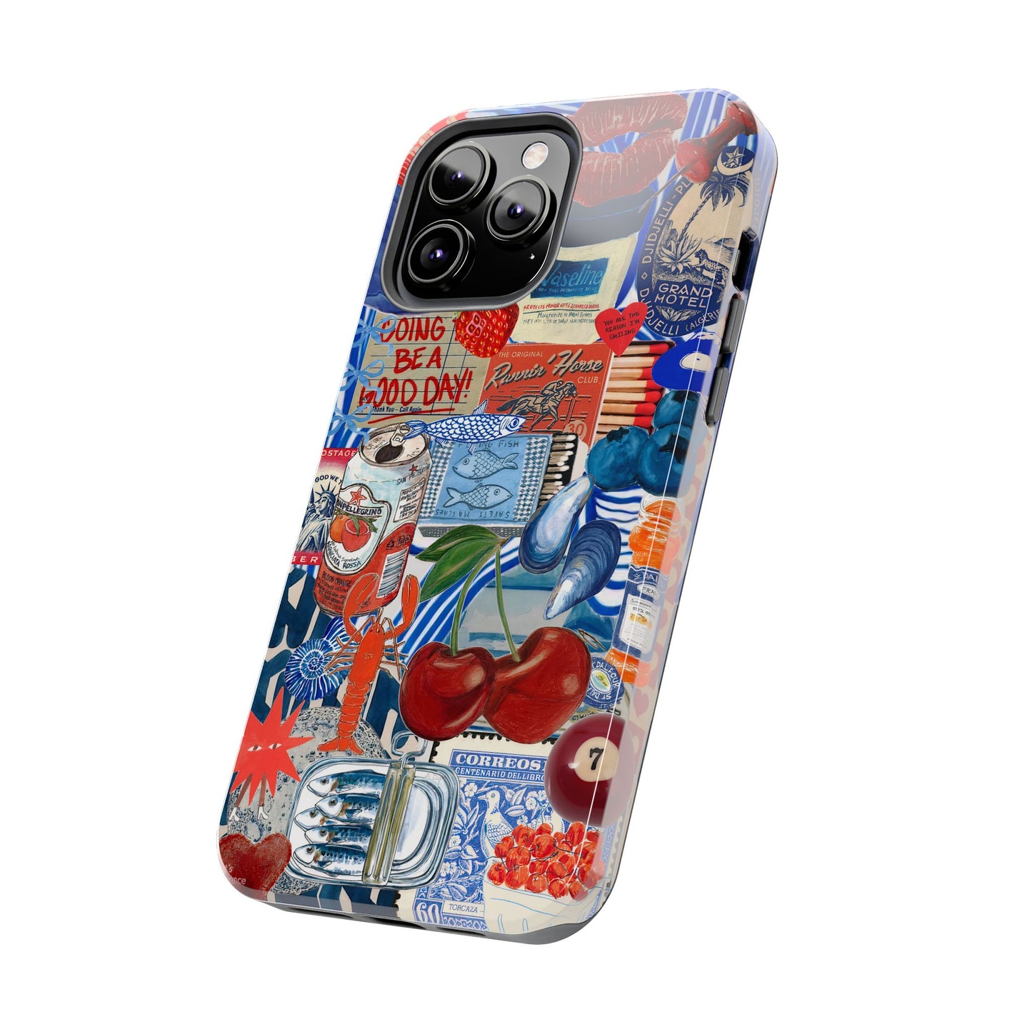 Vintage Collage Phone Case compatible with iPhone