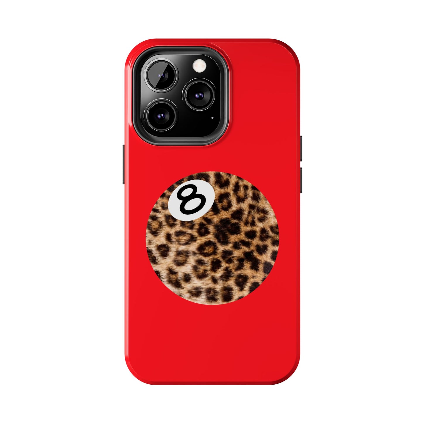 Leopard 8 Ball Phone Case compatible with iPhone