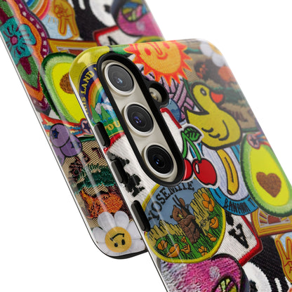 Patch Mix Phone Case compatible with Samsung