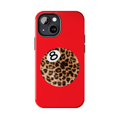 Leopard 8 Ball Phone Case compatible with iPhone