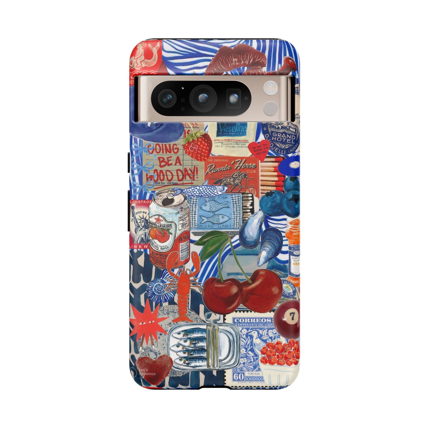 Vintage Collage Phone Case compatible with Google Pixel