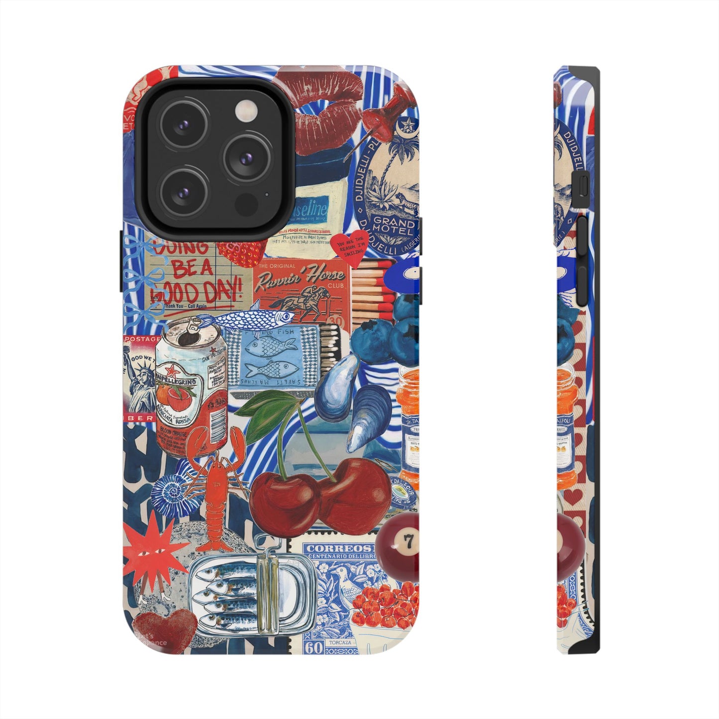 Vintage Collage Phone Case compatible with iPhone