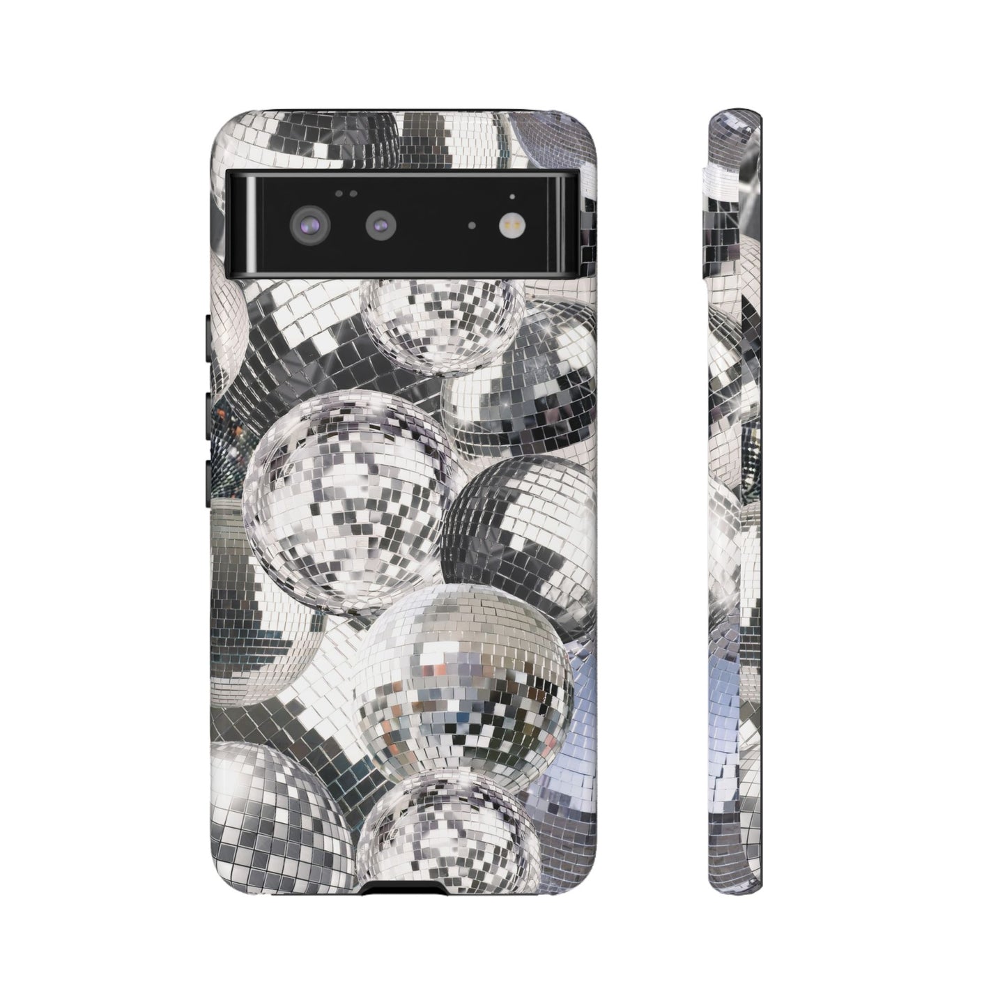 Disco Ball Silver Phone Case compatible with Google Pixel