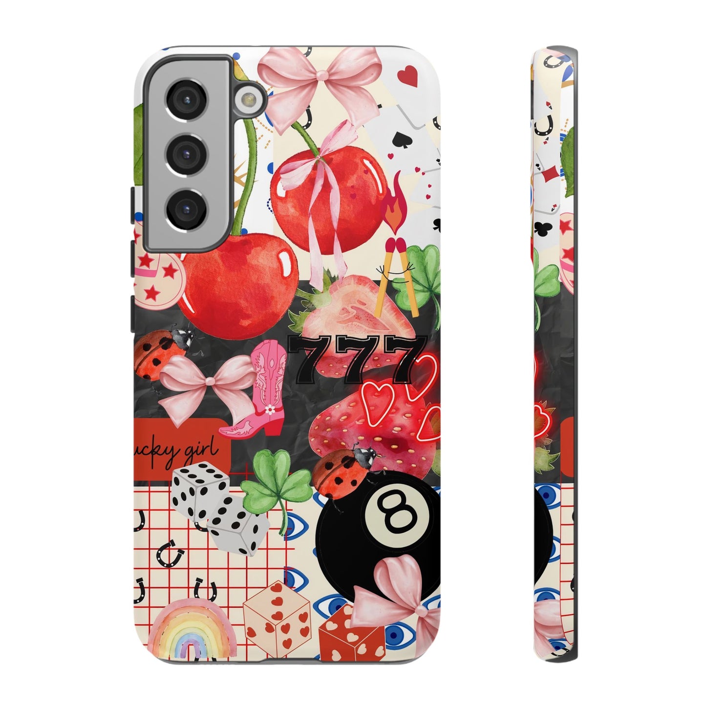 Lucky Girl Phone Case compatible with Samsung