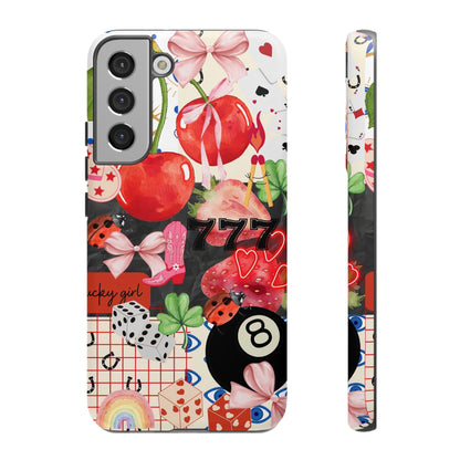 Lucky Girl Phone Case compatible with Samsung