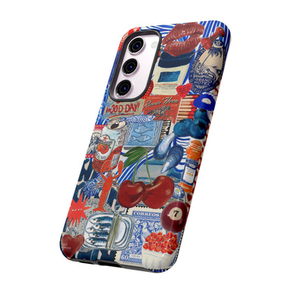 Vintage Collage Phone Case compatible with Samsung