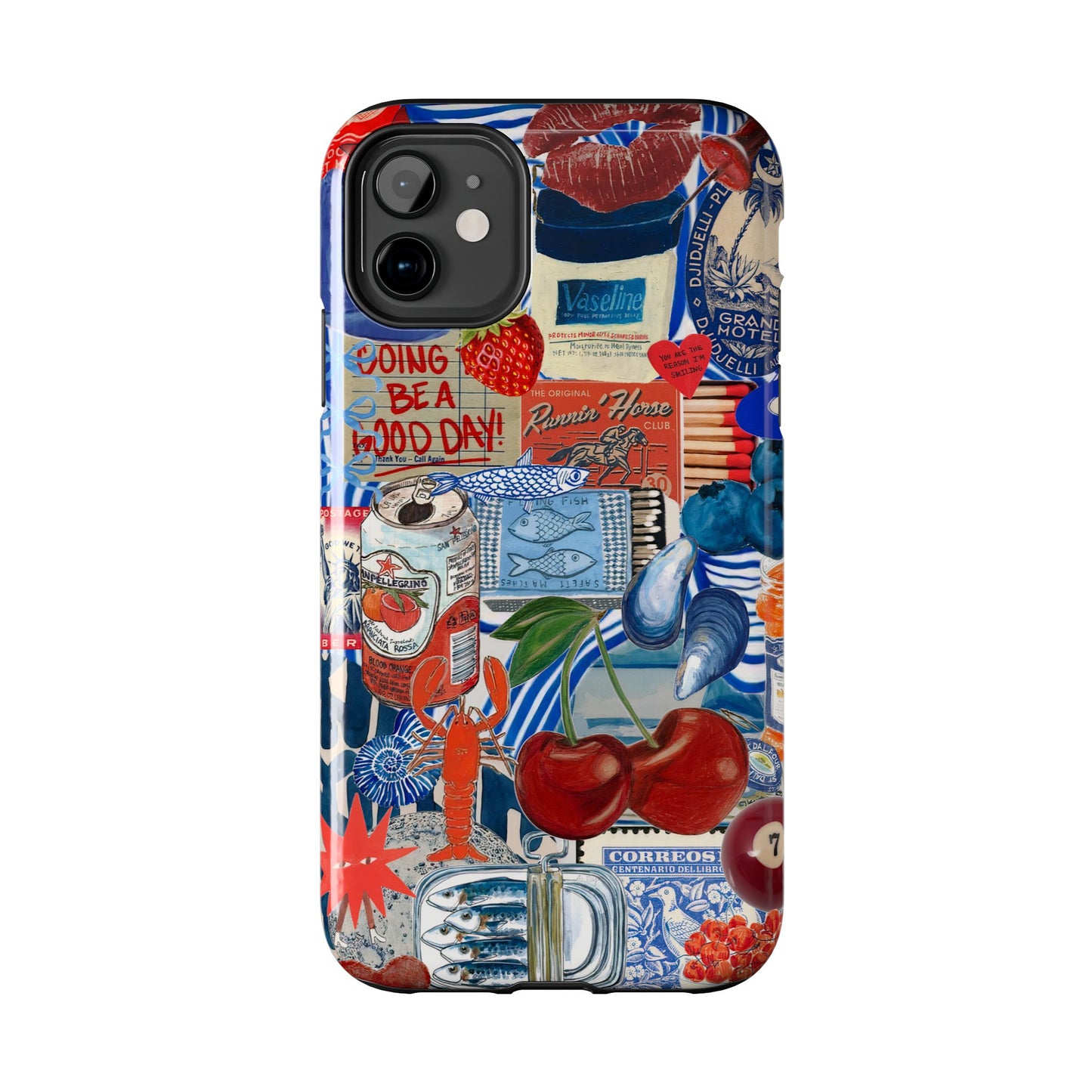 Vintage Collage Phone Case compatible with iPhone