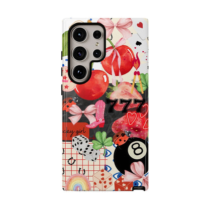 Lucky Girl Phone Case compatible with Samsung