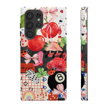 Lucky Girl Phone Case compatible with Samsung