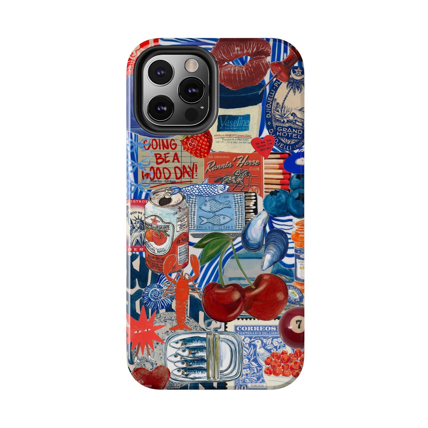 Vintage Collage Phone Case compatible with iPhone